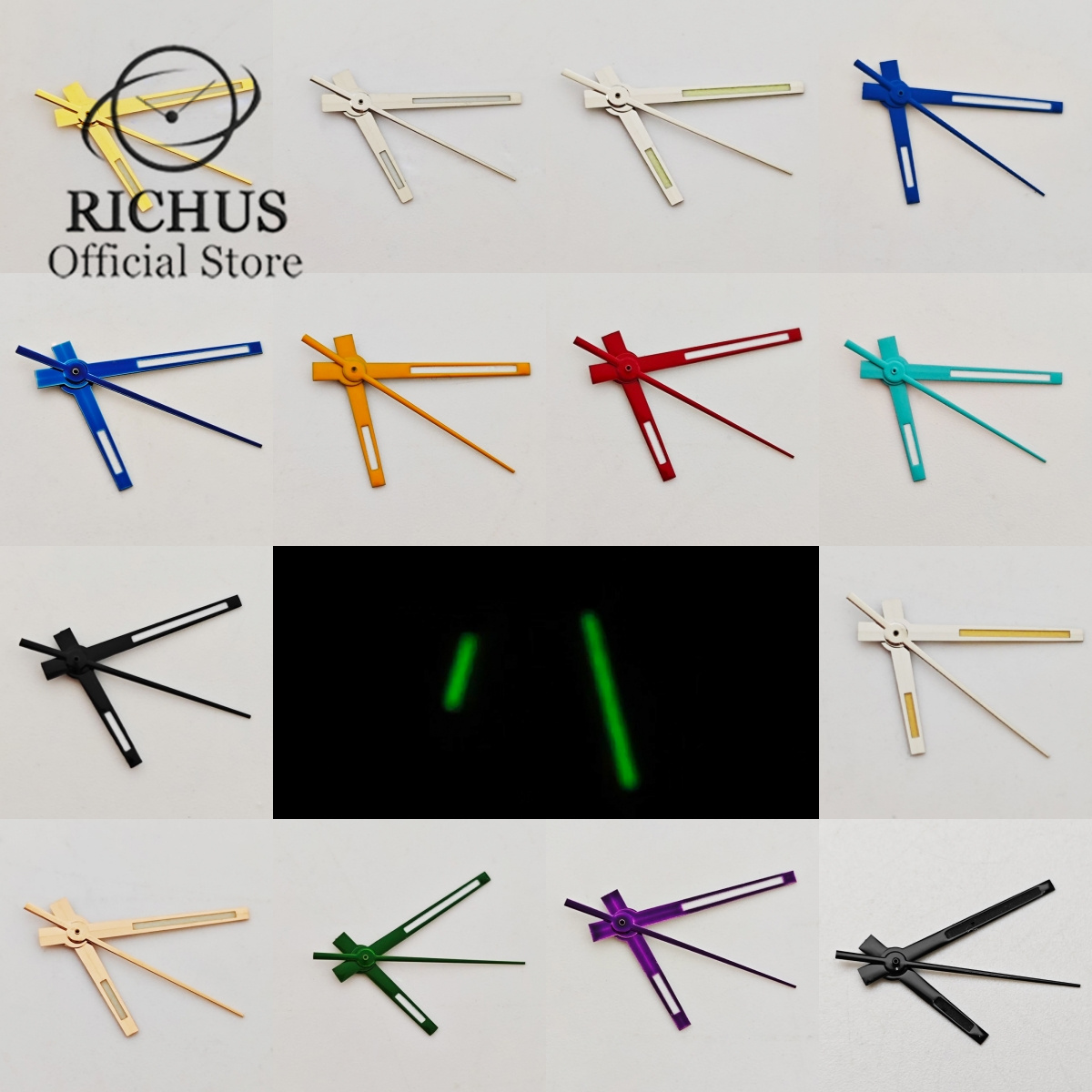 Reel Case - Parade HUS-Mains Lumineuses, Bleu Ciel, Orange,