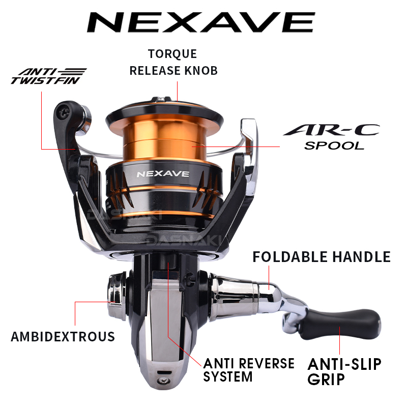 Moulinet spinning Shimano NEXA - Reel Spare Spool avis et prix